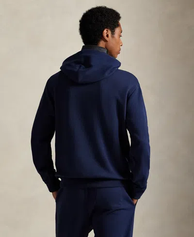 Polo Ralph Lauren Men's Double-knit Hoodie In Blue