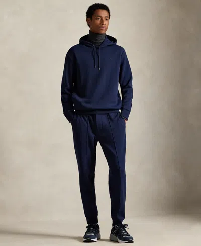 Polo Ralph Lauren Men's Double-knit Hoodie In Blue
