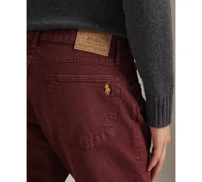 Polo Ralph Lauren Men's Varick Slim Straight Stretch Jeans In Black