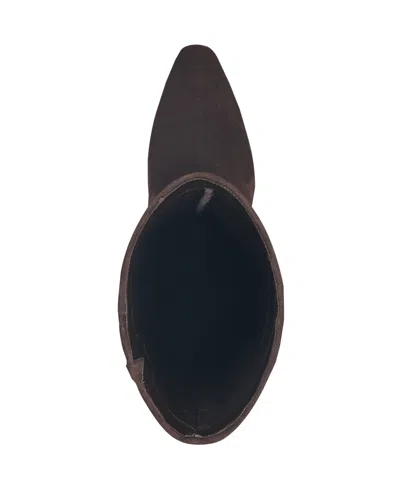 Marc Fisher Ltd Women's Yarli Leather Boot In Brown