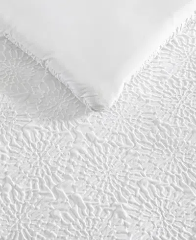 Nautica Embossed Sunflower 8-pc. Comforter Set, Queen In White