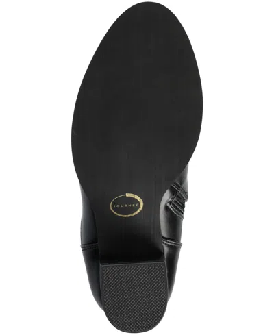 Journee Collection Women's Kaison Stacked Heel Over The Knee Boots In Multi