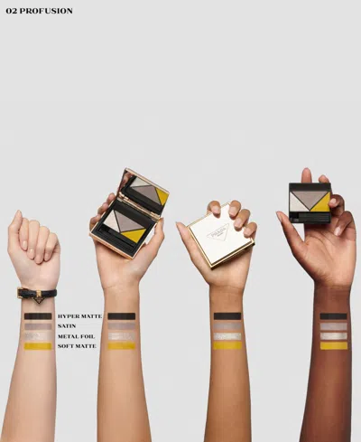 Prada Beauty Dimensions Multi-effect Refillable Eyeshadow Palette 02 Profusion 0.21 oz In Multi