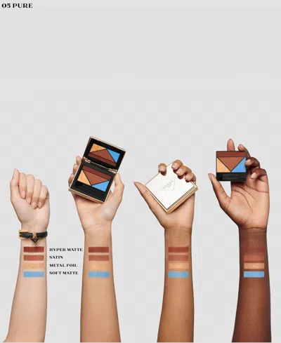 Prada Beauty Dimensions Multi-effect Refillable Eyeshadow Palette 05 Pure 0.21 oz