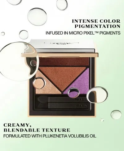 Prada Beauty Dimensions Durable Multi-effect Eyeshadow Palette - Refill In Multi