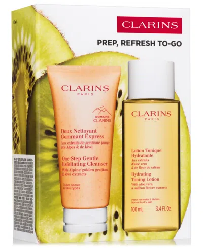 Clarins 2-pc. Cleanse & Exfoliate Set In Transparent