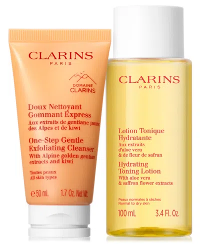 Clarins 2-pc. Cleanse & Exfoliate Set In Transparent