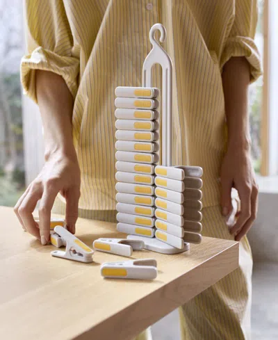 Joseph Joseph Pegstore 30-piece Clothes Pin Set With Storage Stand In Multi