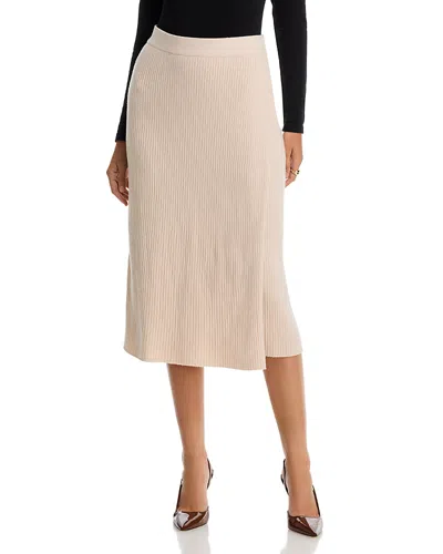 Sioni Faux Wrap Skirt In White