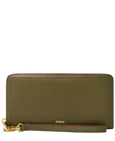 Fossil Logan Rfid Zip Around Clutch Wallet