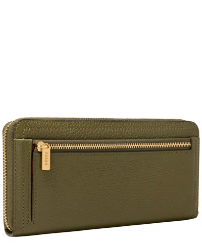 Fossil Logan Rfid Zip Around Clutch Wallet
