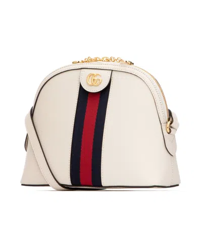 Gucci Ophidia Small Shoulder Bag In White