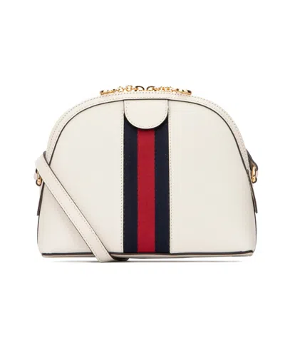 Gucci Ophidia Small Shoulder Bag In White