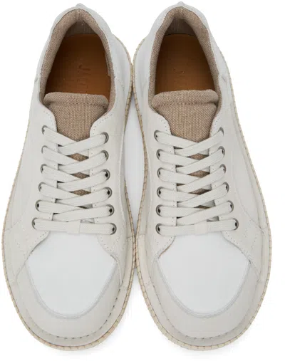 Jacquemus Fabiana Filippi Wool V-necked Jumper In White