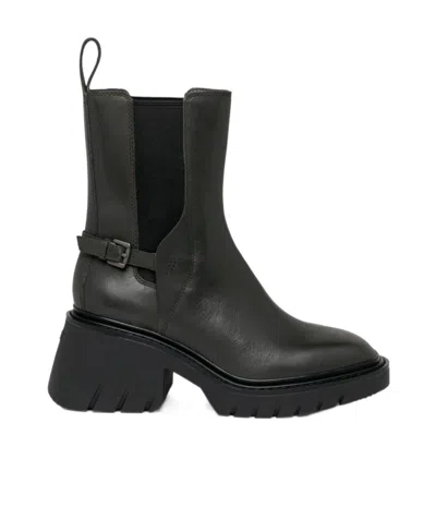 Ash Fendi Cappuc Bc Tof Calf Leather Belts In Animal Print