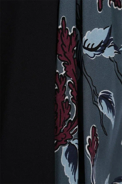 Prada Long-sleeved Dress In Blue