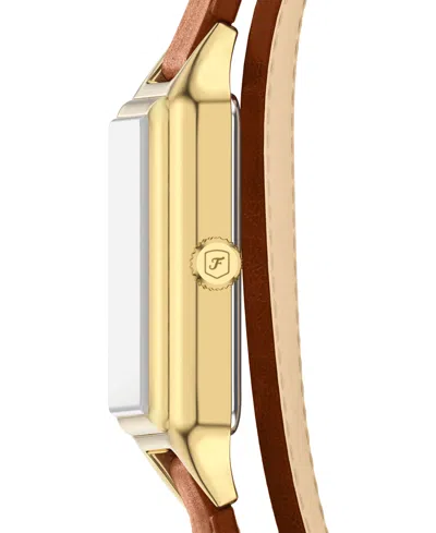 Fossil Women's Raquel Three-hand Date Brown Leather Watch In Brown