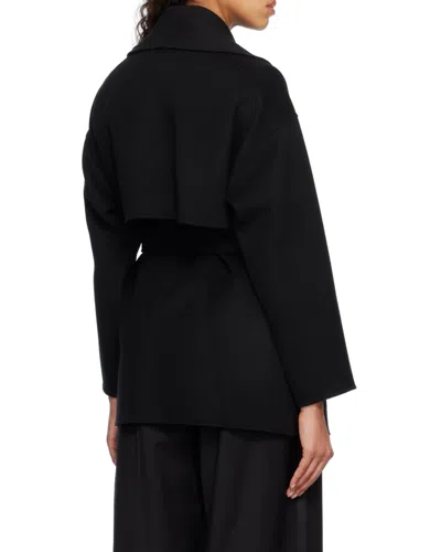 Mackage Lace Up A Short Coat In Black