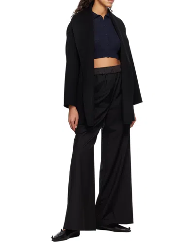 Mackage Lace Up A Short Coat In Black