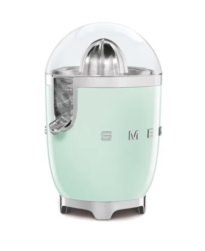 Smeg Retro-style Electric Citrus Juicer In Green
