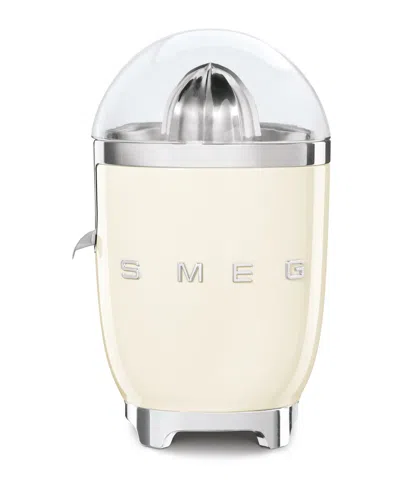 Smeg 50s Retro Style Aesthetic Citrus Juicer In Neutral