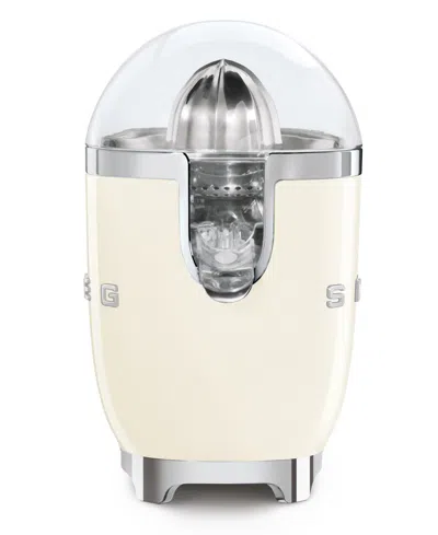 Smeg 50s Retro Style Aesthetic Citrus Juicer In Neutral
