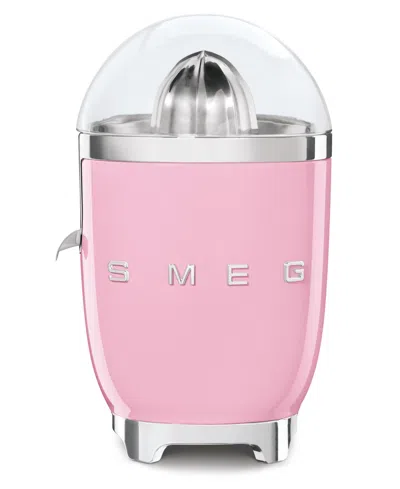 Smeg Retro-style Electric Citrus Juicer In Pink