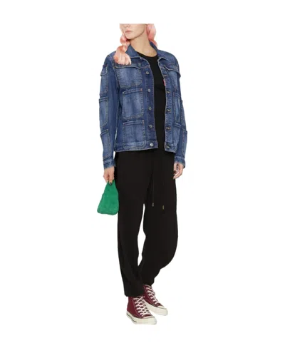 Dsquared2 Emilio Pucci Triangle Scarf In Necklace Print In Blue