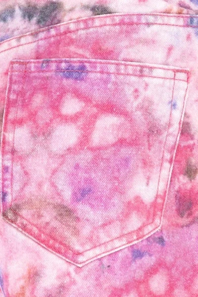 Isabel Marant Étoile Tie-dyed Frayed Shorts In Pink