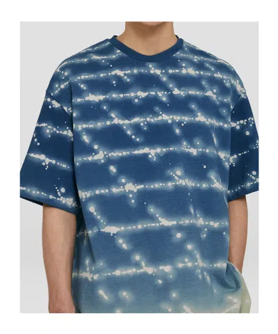 Jil Sander Gradient Effect Crewneck T-shirt In Multi