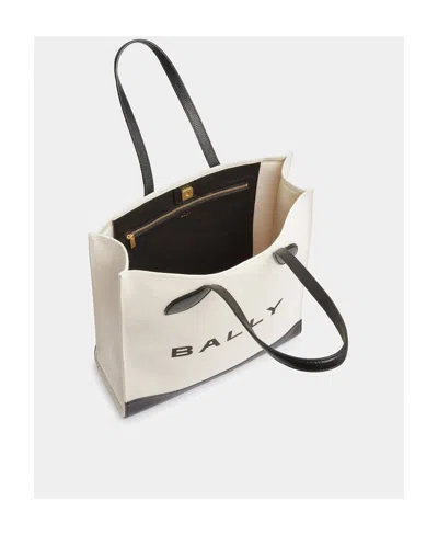 Bally Logo Shoulder Bag In Neutral