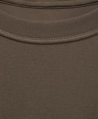 Mango Crewneck Sweatshirt In Green