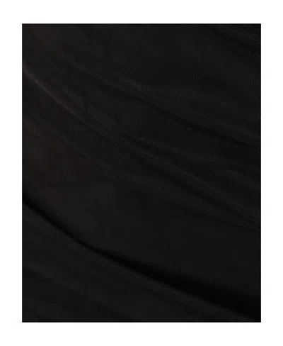 Marine Serre Sleeveless V-neck Dress In Black