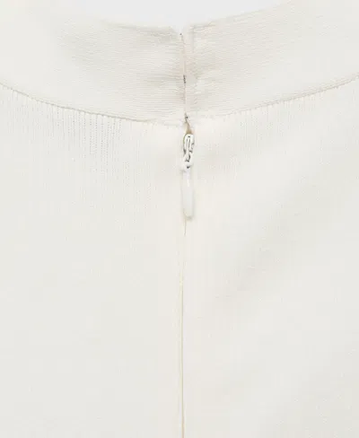 Mango Robe Longue Combinée Blanc - Femme - Xxl -  In White