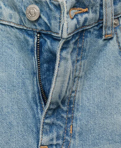 Mango Women's Mid-rise Flared Jeans In Blue