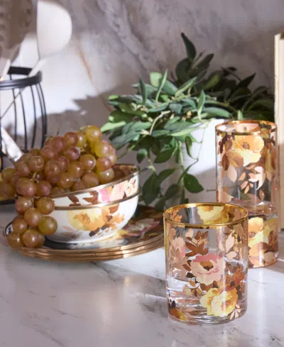 Mackenzie-childs Wild Rose White Small Everyday Bowl, 40-oz. In Multi