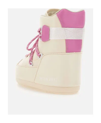 Moon Boot Sneaker Mid Snow Boots In White