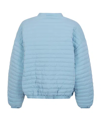 Moorer Long-sleeved Down Jacket In Blue