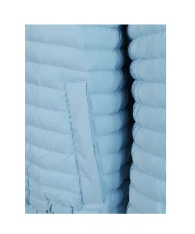 Moorer Long-sleeved Down Jacket In Blue