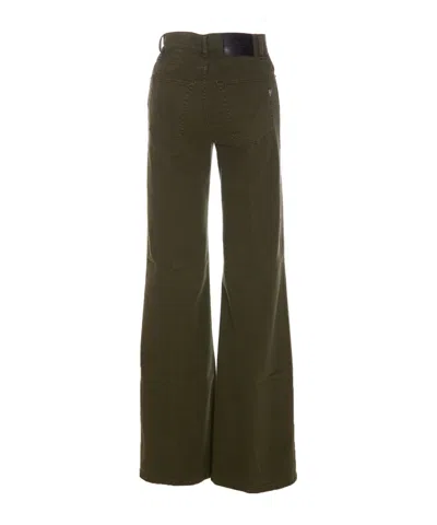 Dondup Flared Jeans In Green