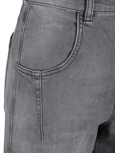 Eleventy Crop Straight Leg Jeans In Black