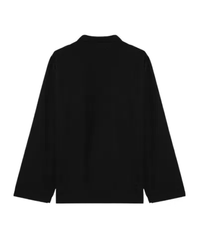 Tekla Black Pyjama Shirt In Black