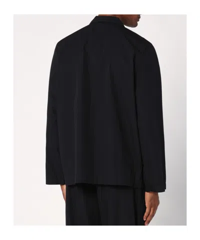 Tekla Black Pyjama Shirt In Black