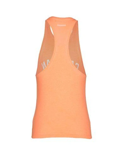 Shop Dsquared2 Tank Top In Salmon Pink
