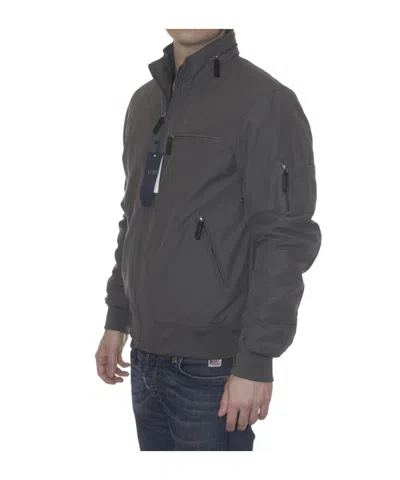 Armani Jeans Long Sleeve Casual Jacket In Black