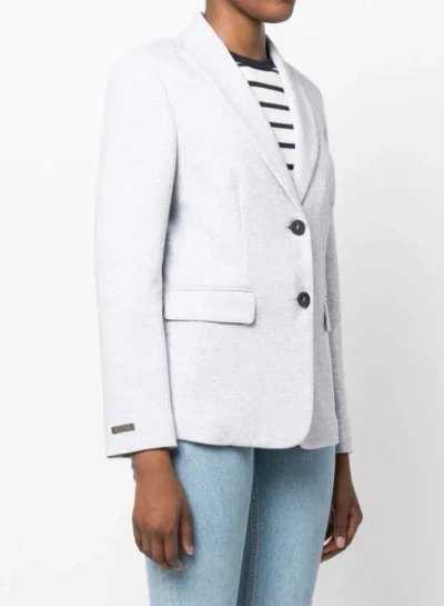 Peserico Single-breasted Suit Jacket In Blue
