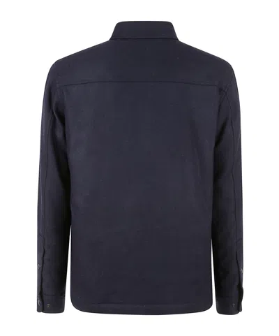 Woolrich Long Sleeve Button Down Jacket In Black