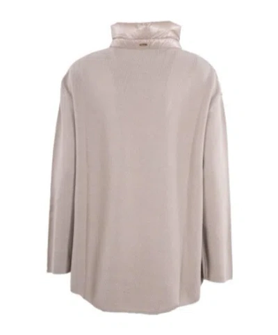 Herno Zippered Down Jacket In Pink