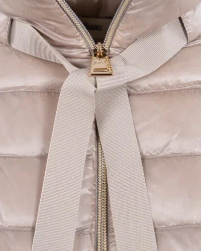 Herno Zippered Down Jacket In Pink