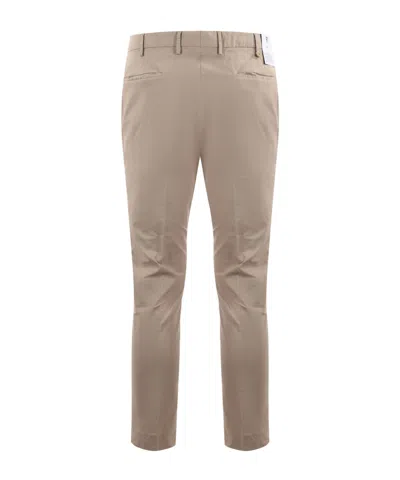 Pt01 Pleated Zipper Casual Pants In Neutral